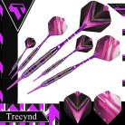 Soft Tip Darts szett 3 alumínium nyéllel műanyag hegy, 2BA cserehegyek, extra 3 dart - outlet termék