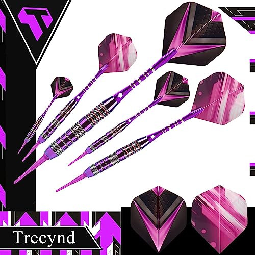 Soft Tip darts készlet 3 alumínium nyéllel műanyag hegyek, 2BA cserehegyek, extra 3 - outlet termék