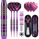 Soft Tip darts készlet 3 alumínium nyéllel műanyag hegyek, 2BA cserehegyek + extra 3 - outlet termék