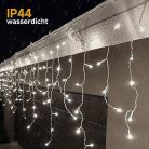 WOWDSGN LED jégcsap fényfüzér, 15 m, 660 LED, időzítővel, 8 mód, IP44 vízálló - outlet termék