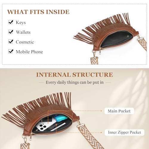 UBOSRE női övtáska vízálló PU bőr állítható pánt - outlet termék