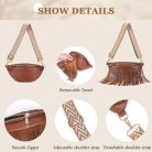 UBOSRE női övtáska vízálló PU bőr állítható pánt - outlet termék