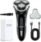SweetLF elektromos borotva férfiaknak, 120 perc borotválkozás, 1 óra töltés, 100% - outlet termék