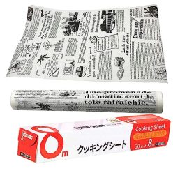   Sütőpapír tekercs 8 m zsírpapír szendvicshez, fehér - outlet termék