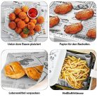 Sütőpapír tekercs 8 m zsírpapír szendvicshez, fehér - outlet termék