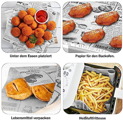 Sütőpapír tekercs 8 m zsírpapír szendvicshez, fehér - outlet termék