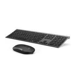   seenda vezeték nélküli billentyűzet egérrel, újratölthető billentyűzet egér szett - outlet termék