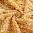 Belle Poque női flitteres felső arany, XL - outlet termék