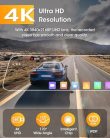 4K tükör műszerfali kamera elöl és hátul 10inch IPS teljes érintőképernyős - outlet termék