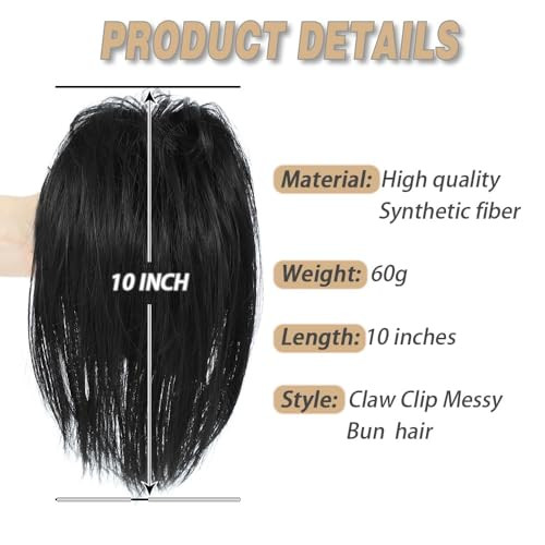 colorfulpanda hajcsat konty hajhosszabbítás fekete - outlet termék