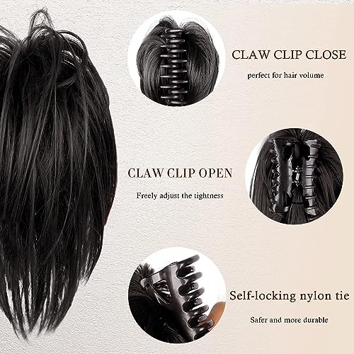 colorfulpanda hajcsat konty hajhosszabbítás fekete - outlet termék