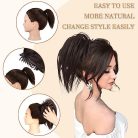 colorfulpanda hajcsat konty hajhosszabbítás fekete - outlet termék