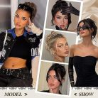 colorfulpanda hajcsat konty hajhosszabbítás fekete - outlet termék