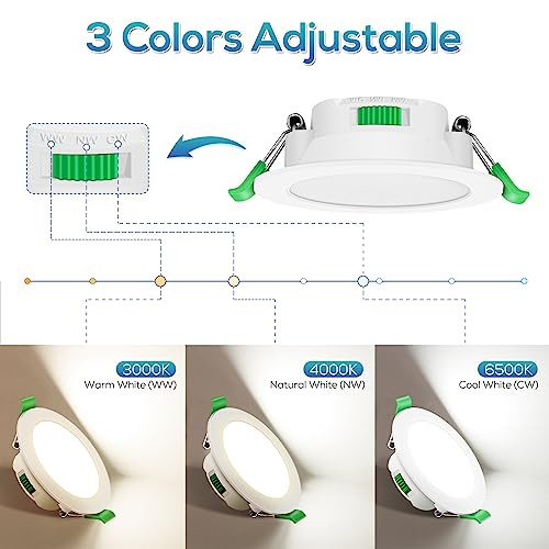 ALUSSO LIGHTING LED süllyesztett lámpa, 230 V, 7 W, dimmelhető, 68 mm, IP44 - outlet termék