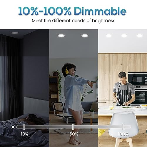 ALUSSO LIGHTING LED süllyesztett lámpa, 230 V, 7 W, dimmelhető, 68 mm, IP44 - outlet termék