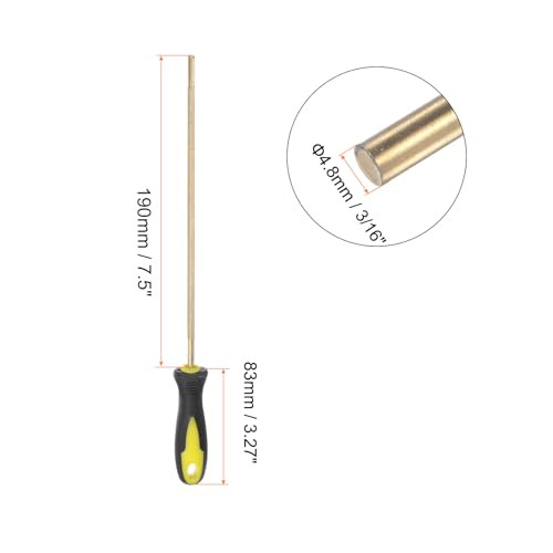 sourcing map gyémánt láncfűrész reszelő 3/16 hüvelyk 4,8mm 80 szemcsés kerek élező - outlet termék