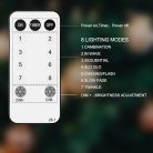 Lichternetz 3x2m 200 LED fényfüzér kültéri melegfehér, IP44 vízálló, távirányító - outlet termék