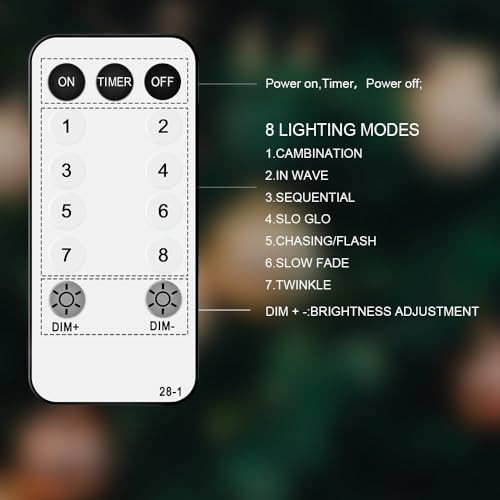 Lichternetz 3x2m 200 LED fényfüzér melegfehér, IP44 vízálló, távirányító, 8 mód - outlet termék