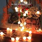 Liyade 15M 120 LED gömb fényfüzér külső, 8 mód és memória funkció, fényfüzér belső - outlet termék