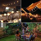 Liyade 15M 120 LED gömb fényfüzér külső, 8 mód és memória funkció, fényfüzér belső - outlet termék