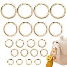 20 darabos kerek karabiner készlet arany - outlet termék