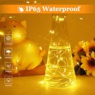 LED tündérfények, elemes, 2x 3 m, 30 LED rézhuzalos tündérfények, időzítővel - outlet termék