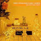 LED tündérfények, elemes, 2x 3 m, 30 LED rézhuzalos tündérfények, időzítővel - outlet termék