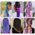 Aomig hajfonat kiegészítők, 2 darabos ombre hajfonat, jumbo fonatok szintetikus haj - outlet termék