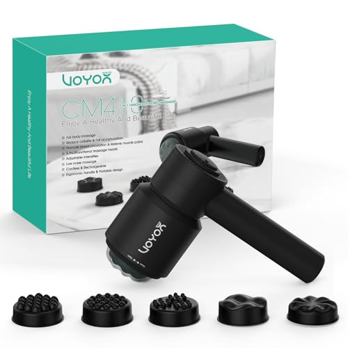 VOYOR-HEALTH CM410 kézi elektromos masszírozó fekete - outlet termék