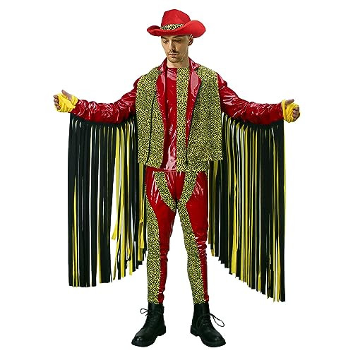 LIKUNGOU Wrestler King jelmez, leopárdmintás, L-es méret - outlet termék