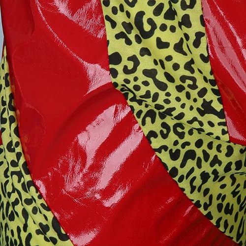 LIKUNGOU Wrestler King jelmez, leopárdmintás, L-es méret - outlet termék