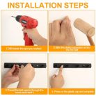 Xingwenhao ruhafogas falra 2 darabos, fekete - outlet termék