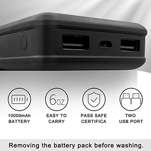 Loowoko női fűthető mellény akkumulátorral téli, USB töltés, 3 hőmérsékletfokozat - outlet termék