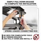 Baby autós tükör, 360°-ban forgatható, rugós rögzítés, üveg tükör, hátsó ülés - outlet termék