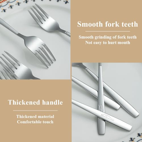 Berglander 12 darabos desszertvilla készlet rozsdamentes acél, 16,5 cm, fényes - outlet termék