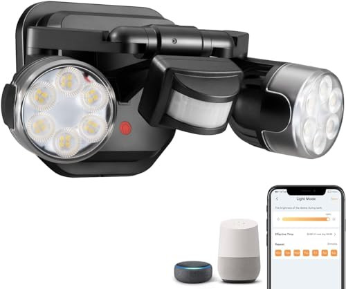 OREiN intelligens LED reflektor mozgásérzékelővel 1600 lm, 450° forgási szög, 12 W = - outlet termék