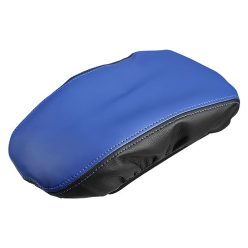   ABSOPRO autó középkonzol kartámasz borító Kia Optima 2016-2020 fekete-kék - outlet termék