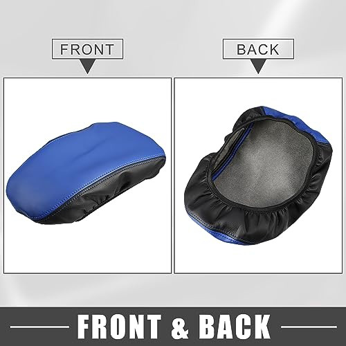 ABSOPRO autó középkonzol kartámasz borító Kia Optima 2016-2020 fekete-kék - outlet termék