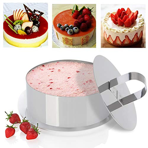 CENBEN 4 darabos mousse gyűrű 2 nyomóval rozsdamentes acél, 10,5 cm - outlet termék