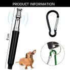 Toulifly kutyasípok ultrahangos, fekete, állítható, nyakpánttal, 2 darabos - outlet termék