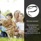 Toulifly kutyasípok ultrahangos, fekete, állítható, nyakpánttal, 2 darabos - outlet termék