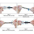 Toulifly kutyasípok ultrahangos, fekete, állítható, nyakpánttal, 2 darabos - outlet termék