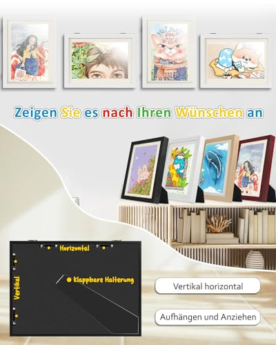 Ciscle A4 gyerekrajz képkeret fehér - outlet termék