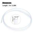 ABSOPRO kötény oldalsó fényvezető kábel 2,5 mm 1 m átlátszó - outlet termék