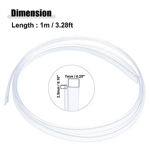 ABSOPRO kötény oldalsó fényvezető kábel 2,5 mm 1 m átlátszó - outlet termék