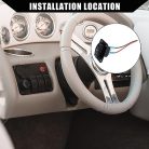 ABSOPRO 3 utas 20A 4 tűs billenő kapcsoló panel LED-del - outlet termék