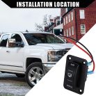 ABSOPRO 3 utas 20A 4 tűs billenő kapcsoló panel LED-del - outlet termék