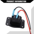 ABSOPRO 3 utas 20A 4 tűs billenő kapcsoló panel LED-del - outlet termék