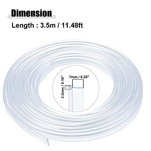 ABSOPRO kötény oldalsó fényvezető kábel 2,5 mm 3,5 m átlátszó - outlet termék