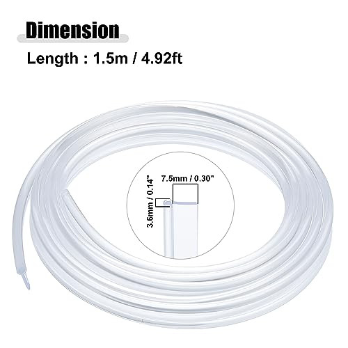ABSOPRO kötény oldalsó fényvezető kábel 3,6 mm 1,5 m átlátszó - outlet termék